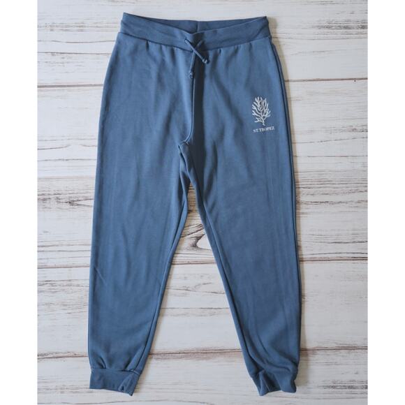 Primark Blue Jogger Sweatpants St Tropez sz Small - Picture 1 of 4